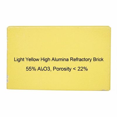 Mua Light Yellow High Alumina Refractory Brick with 55% Al2O3 and Porosity Below 22% online manufacture